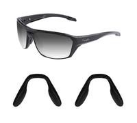 Acefrog 2 almohadillas de nariz mejoradas para gafas de sol Oakley Split Shot OO9416, Crossrange OO9371, Targetline OO9397 OO9398, repuesto de pieza de nariz a presión, antideslizante, color negro,