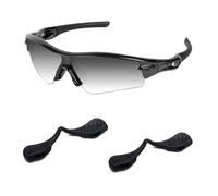 Acefrog 2 pares de almohadillas de nariz mejoradas para Oakley Radar Path, Radar Edge, RadarLock Path, Radar EV Path, Radar EV Pitch, Radar Pace anteojos de sol, reemplazo de pieza de nariz a presión