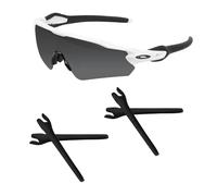 Acefrog 2 pares de calcetines de repuesto de silicona suave mejorados para gafas de sol Oakley Radar EV Path OO9208 / Pitch OO9211 / Asian Fit OO9275 / Advancer OO9442, ajuste perfecto, color negro