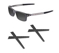 Acefrog 2 pares de calcetines de repuesto mejorados para Oakley Currency OX8026, lentes Twin Shock OX3095, silicona suave, ajuste perfecto, color negro, Negro -