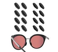 Acefrog 4 pares de almohadillas de nariz mejoradas para Oakley Frogskins Range OO9284, Top Knot OO9434 OX3238, HSTN, Side Swept OO9445, Spindrift OO9474, repuesto de pieza de nariz a presión, negro