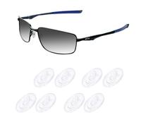 Acefrog 4 pares de almohadillas de nariz mejoradas para Oakley Whisker, WireTap, Half Wire 2.0, Crosshair 2.0, Square Wire 3.0; para gafas de sol Maui Jim, reemplazo de pieza de nariz a presión