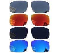 Acefrog 4 pares de lentes de repuesto polarizadas para Oakley Gibston OO9449 de 61 mm, ajuste perfecto, inastillable, antiarañazos, paquete económico