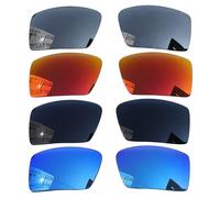 Acefrog 4 pares de lentes polarizadas de repuesto para gafas de sol Oakley Eyepatch 2 OO9136, ajuste perfecto, inastillables, antiarañazos, paquete económico