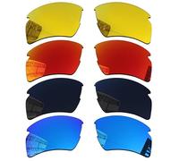 Acefrog 4 pares de lentes polarizadas de repuesto para gafas de sol Oakley Flak 2.0 XL OO9188, ajuste perfecto, inastillables, antiarañazos, paquete económico