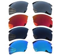 Acefrog 4 pares de lentes polarizados de repuesto para gafas de sol Oakley Flak 2.0 XL OO9188, ajuste perfecto, inastillable, antiarañazos, paquete económico, Multicolorido, talla única