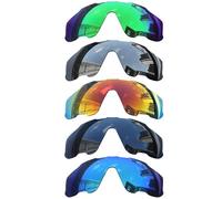 Acefrog 5 lentes de repuesto polarizadas para gafas de sol Oakley Jaw-breaker OO9290, ajuste perfecto, inastillable, antiarañazos, paquete económico