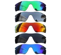 Acefrog 5 lentes de repuesto polarizadas para gafas de sol Oakley RadarLock Path OO9181, ajuste perfecto, inastillable, antiarañazos, paquete económico