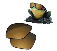 Acefrog Lentes de repuesto polarizadas con revestimiento AR para gafas de sol Oakley Holbrook Metal OO4123, Oro de tungsteno, polarizado con revestimiento interior, Taille unique