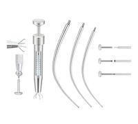AceFun Helix - Piercing para labio y labio con parte trasera plana, 18 g, para cartílago, tragus, caracola, piercing para nariz, para mujeres y hombres, 3 pares, 1 millimeters, Acero inoxidable