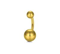 AceFun piercing ombligo Titanio oro 6mm Barras 14G Macizo Titanio Piercing Anillo Bola Barbell Joyería Body Piercing 1 pieza
