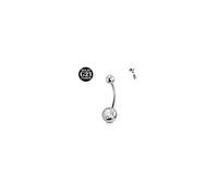AceFun solido titanio piercing ombligo 14mm hilo para 14G vientre anillos piercing ombligo joyas plata anillos ombligo piercing joyas para mujeres hombres