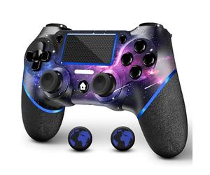 AceGamer Controlador Inalámbrico Para Ps4, Controlador De Juego Compatible Con Ps4/Pro/Slim/Pc, Con Turbobotón/Botón Trasero/Doble Vibración/Sensor De Giroscopio De 6 Ejes/Panel Táctil