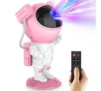 AceGamer Proyector de galaxia astronauta con temporizador y mando a distancia, lámpara LED de nebulosa estrellada, regalo para niños y adultos para dormitorio, Navidad, cumpleaños, día de San Valentín