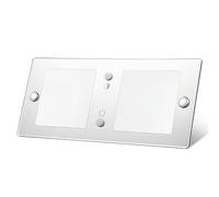 acegoo 12V Luz de Techo LED Caravana Regulable 6W 620lm 3000K/5500K 24V Panel Plafon 20 * 9cm Interruptor Acrílico para Autocaravana Barco Furgoneta Yate Cocina Iluminación Interior