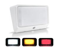 acegoo Luz de Porche Exterior para Autocaravana, 3 Modos de iluminación (1800K, 6500K, Rojo), Interruptor ON/OFF IP65 Nano Impermeable para Caravana Barco Furgoneta (1 Paquete)