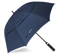 ACEIken Paraguas de golf resistente al viento, grande de 62/68 pulgadas, doble toldo ventilado, apertura automática, extra grande, protección solar, ultra resistente a la lluvia y al viento (azul, 68