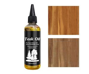 Aceite acondicionador de madera - Pulidor de suelos de madera dura de 100 ml | Restaurador de pasta de madera de restauración profunda | Aceite de teca no graso para el cuidado de la madera para mesa