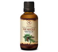 Aceite Aguja Esencial 50ml - Abies Sibirica - 100% Puro y Natural - Mejor en Belleza - Aromaterapia - Masajes - Sauna - Spa - Baño - Difusor de Reed - Inhalador - Lámparas de Aroma