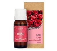 Aceite aromático 100% natural de rosa, aceites aromáticos puros y naturales para uso en difusores, velas, ambientadores, 10 ml, paquete de 1