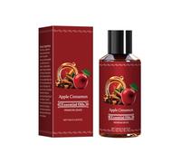 Aceite aromático de manzana y canela, 100 ml, aceite esencial de manzana de canela, aceites esenciales para otoño, aceite de fragancia navideña para difusores para el hogar, fabricación de jabón