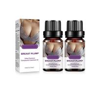 Aceite Aumento Busto, Aceite de Masaje de Busto, Aceite Esencial Natural Reafirmante Busto, Oil Tensora Reafirmante para Mujer, Moldeadora de Senos y Más Elástica, 2 PCS