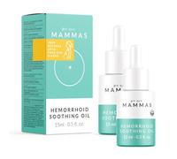 Aceite Calmante Natural para Hemorroides Postparto y Embarazo - Alivio del Picor y Dolor - Con Algarrobo, Caléndula y Manzanilla - Uso Interno y Externo - 2 x 15 ml