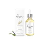 Aceite capilar de romero para el crecimiento del cabello, tratamiento hidratante y fortalecedor del cabello, suero nutritivo para el cuero cabelludo, reduce la rotura y las puntas abiertas (1pc)