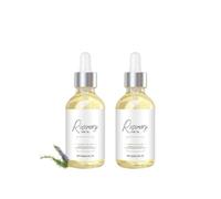 Aceite capilar de romero para el crecimiento del cabello, tratamiento hidratante y fortalecedor del cabello, suero nutritivo para el cuero cabelludo, reduce la rotura y las puntas abiertas (2pcs)