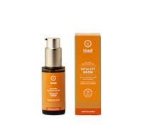 khadi VITALITY GROW Aceite capilar ayurvédico, 100% herbal y vegano, romero para más volumen y crecimiento del cabello, contra la caída del cabello, sin silicona ni parabenos, cosmética natural 50ml