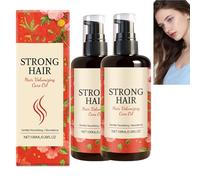 Aceite capilar que promueve el crecimiento del cabello, aceite esencial para engrosar las raíces, tratamiento reparador y fortalecedor de raíces, brillo y suavidad, reduce la sequedad, 100 ml