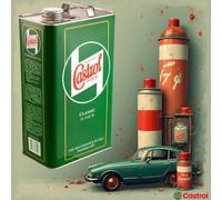 Aceite CASTROL CLASSIC XL SAE 30 Para Máquinas De Época 1925 5000ml En Lata