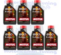 Aceite Coche MOTUL 8100 X-Clean Fe C2 C3 Fiat 9.55535-S1 S3 PSA B71 2290 7 Litro