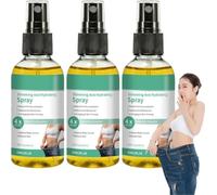 Aceite corporal adelgazante de jengibre, spray de aceite de masaje hidratante natural, reafirmante y moldeador, mejora la flacidez de la piel, apto para hombres y mujeres