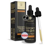 Aceite corporal bio hidro-lipídico • Body Oil con ácido hialurónico & caléndula • para una piel firme y cuidada • para estrías y celulitis • cuidado de cicatrices & aceite de masaje • 100 % natural