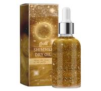 Aceite Corporal Brillante: Aceite De Maquillaje Brillante Seco, Brillo Radiante Para La Cara, Los Hombros, Las Piernas | Aceite Corporal Iluminante Con Alto Brillo, Fórmula No Grasosa, Aceite De Maqui