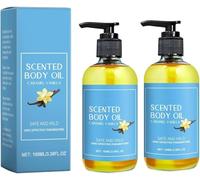 Aceite Corporal de Caramelo y Vainilla, Aceites de Masaje Corporal para Todo Tipo de Piel, Para el Cuidado de la Piel y la Relajación Muscular, Reafirmante, 100 ml