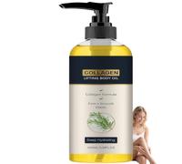Aceite corporal de colágeno reafirmante e hidratante, antiedad para mujeres y hombres, reduce las arrugas, mejora la elasticidad, alisa la textura de la piel en cuello, pecho, brazos (1 unidad)