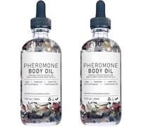 Aceite Corporal de Feromonas para Mujer - 30 ml, Perfume para Mujer, Aceite de Rosa y Almendras Dulces, Aceites Intención, Jazmín, Orquídea y Aciano (2pcs)