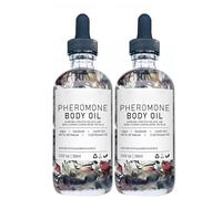 Aceite corporal de feromonas para mujeres, hidratante y que aumenta la confianza, confianza y atractivo social, fragancia duradera (2pcs)