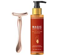 Aceite corporal de lujo magico Glow Remedy Oil,Magic Body Oil,100% Puro y Natural,Reafirma e hidrata la piel,Revitaliza la Piel,Prevención de Estrías,Aceite corporal apretado