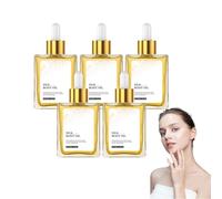 Aceite corporal de seda para mujer - perfume de aceite corporal sedoso, suero hidratante para ducha y baño para mujer, Piel grasa de seda ligero, crema hidratante con aroma de lujo (5 Cajas)