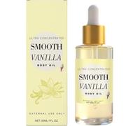 Aceite Corporal, Hidratante con Aroma a Manteca de Vainilla, Aceite Corporal Brillante, Hidrata y Nutre, Dejando la Piel Suave y Tersa, para Piel Sensible (Noche/Día)