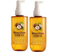 Aceite Corporal Hidratante de Coco Brasileño, Aceite Corporal Reafirmante y Tonificante, Loción Corporal Hidratante, Hidratación y Nutrición Profunda, Para Mujeres y Hombres