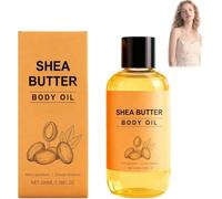 Aceite Corporal Hidratante y Reafirmante, Aceite Corporal de Manteca de Karité, Hidratación Profunda, Hidratación, Suavidad y Restauración, Aceites Secos Hidratantes Multiusos Totalmente Naturales