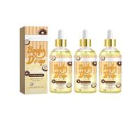 Aceite Corporal Nutritivo For Una Piel Hidratada Y Brillante: De Masaje Hidratante For Reafirmar Suavizar, Rápida Absorción, Fórmula No Grasa(Coconut,3PCS)