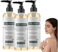 Aceite Corporal para Levantar El Colágeno,Hidratante,Iluminador y Nutritivo, Suero de Masaje Reafirmante Moldeador, Cuidado de La Piel para El Cuello, Los Brazos, Las Piernas y El Estómago (3PCS)