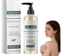 Aceite Corporal para Levantar El Colágeno,Hidratante,Iluminador y Nutritivo, Suero de Masaje Reafirmante Moldeador, Cuidado de La Piel para El Cuello, Los Brazos, Las Piernas y El Estómago (1PCS)
