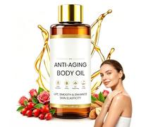 Aceite Corporal Reafirmante Con Antienvejecimiento, Aceite Anticelulitico Ligero De Absorción Rápida, Aceite Masaje Vegetal Para Equilibrar Tono Para Hombre y Mujer, 100ml