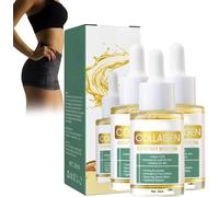 Aceite Corporal Reafirmante con Colágeno, Sérum Facial Antiedad con Colágeno, Mejora la Flacidez, Reduce Líneas de Expresión y Arrugas